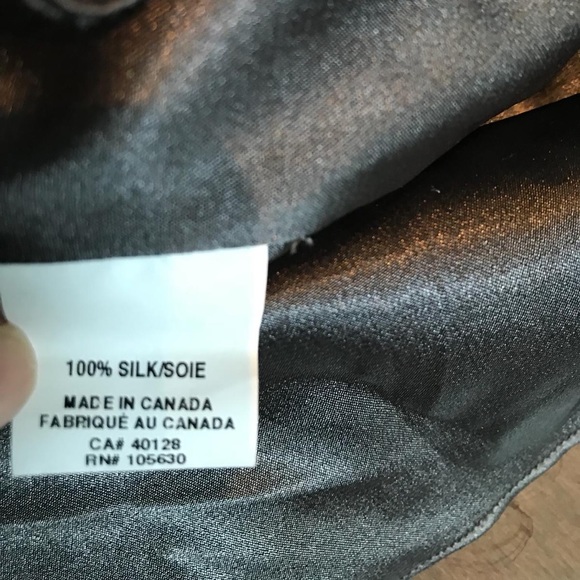 Vintage Mod Silk Chiffon Dress - Picture 8 of 9